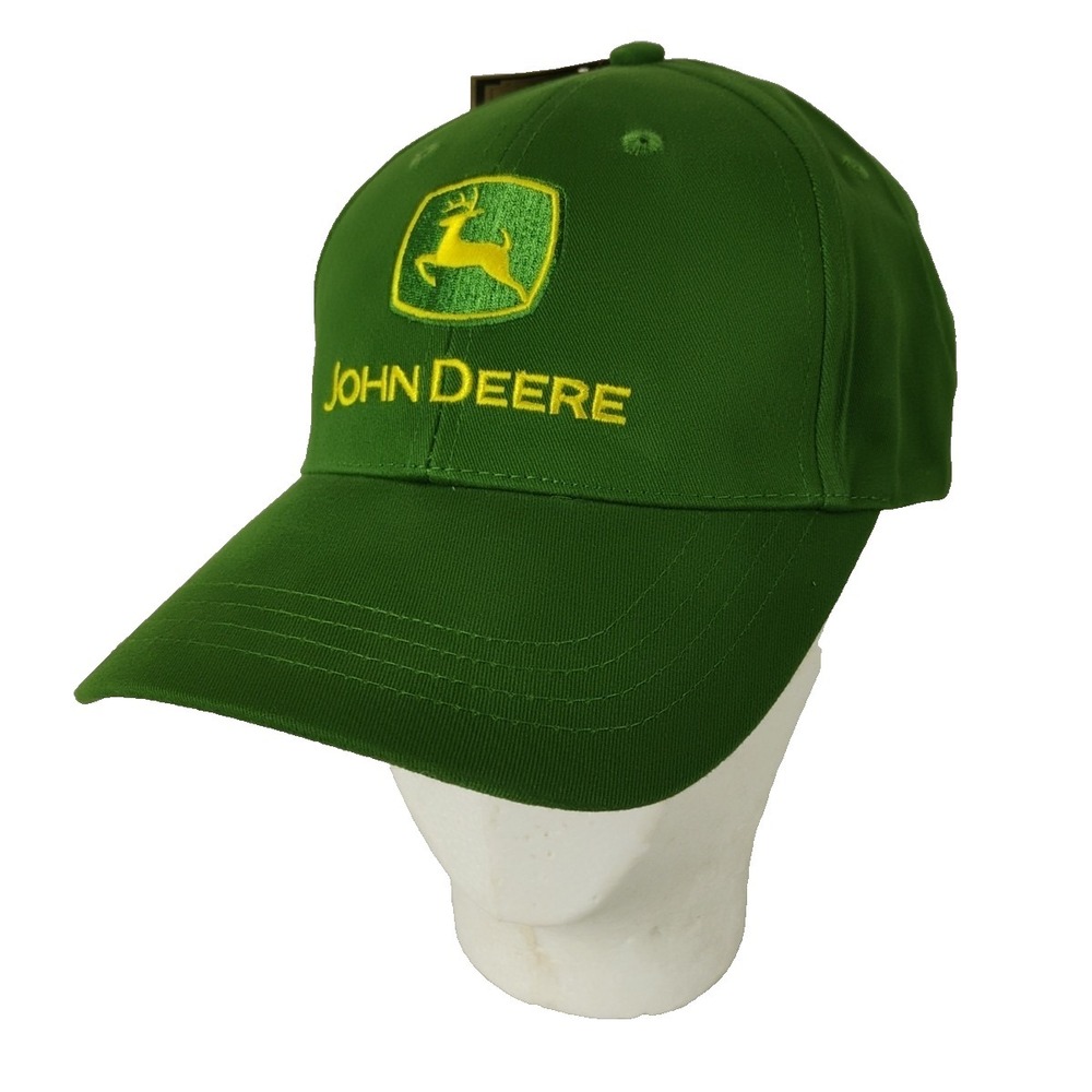 John Deere Hat Cary Francis Runs Like A Deere Licensed Green OS Baseball Cap